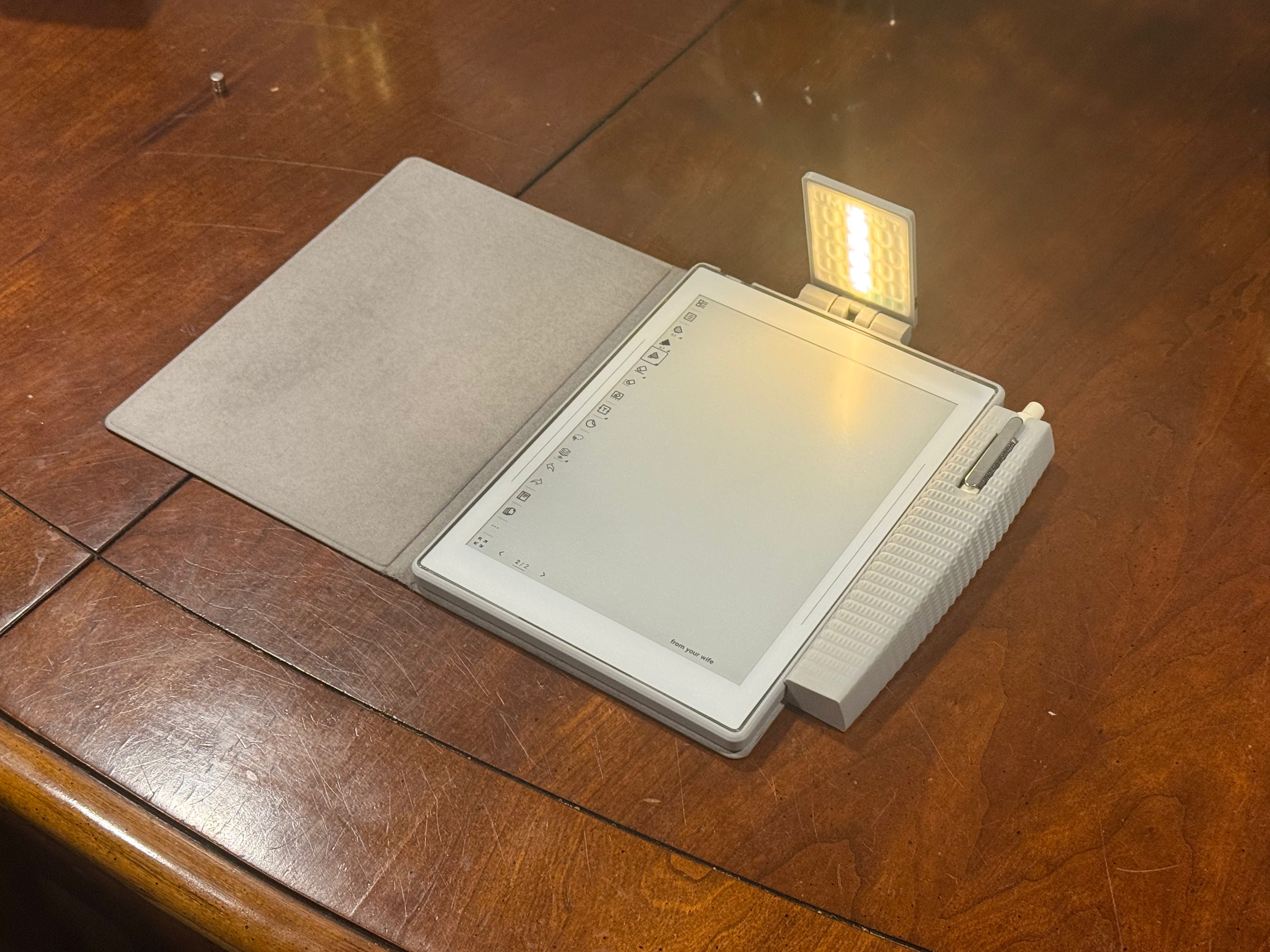 Full Case with Light for Supernote Nomad