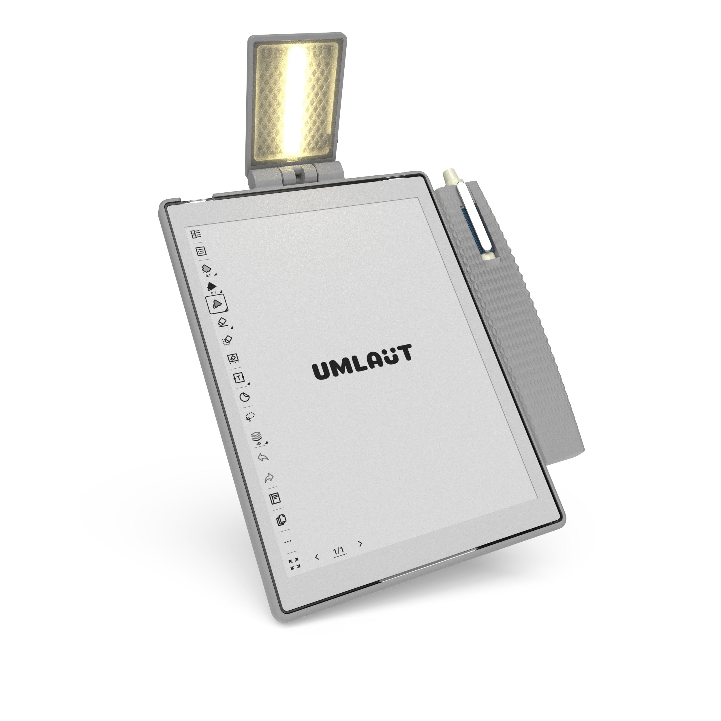 Full Case with Light and Grip for Supernote Nomad